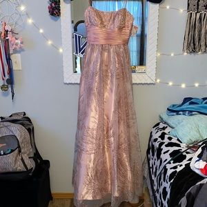 Strapless, corset style prom dress. New with tags!